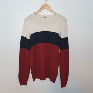 Nexus Colorblock Pull Over Sweater Size L